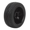4Pcs 12mm Hex RC Wheels Tires 1/10 Scale Off Road Tires F Shaped Tread 10 Hole Red Ring Wheel Hub Tires Strong Cushioning High Wear Resistance for Axial HSP Redcat Tamiya HPI view 2