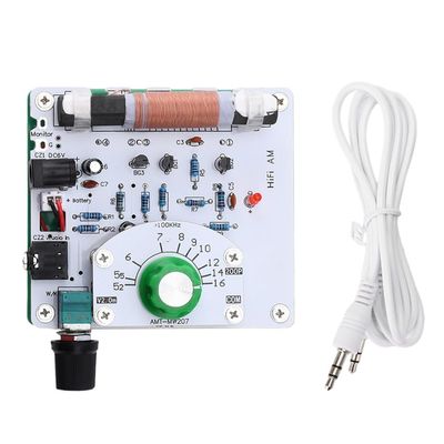 Yaregelun MW AM Radio Transmitter Kit 525-1605kHz, 6V DIY Circuit Board for Radio Enthusiasts, Radio Motherboard
