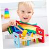 YARNOW 2Pcs Interactive Pounding Hammer for Fine Motor Skill Development Pounding Bench for Ages Months and Up Engaging Cognitive Play for Young view 4