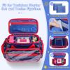 Ottkids Carrying Case Compatible with Toniebox 2 & 1, Storage Bag Organizer for Tonies Starter Set, Headphones & Accessories, Portable Travel Bag with Handle and Adjustable Shoulder Strap(Dark Blue) view 3