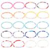 20Pcs Friendship Bracelets for Teen Girls,Colorful Classic Preppy Letter Beads Bracelets Stretchy Cute Friendship Princess Beaded Bracelet,Stackable Inspirational Jewelry Accessories for Teen Women view 1
