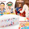 20Pcs Friendship Bracelets for Teen Girls,Colorful Classic Preppy Letter Beads Bracelets Stretchy Cute Friendship Princess Beaded Bracelet,Stackable Inspirational Jewelry Accessories for Teen Women view 3
