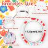 20Pcs Friendship Bracelets for Teen Girls,Colorful Classic Preppy Letter Beads Bracelets Stretchy Cute Friendship Princess Beaded Bracelet,Stackable Inspirational Jewelry Accessories for Teen Women view 4
