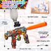 Electric Gel Ball Blaster Gun, Rechargeable Automatic Toy with USB Charging, 16.14 inch, Graffiti Design view 4
