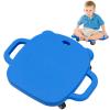 Scooter Board, 16 Inch Premium Plastic Sit & Scoot Floor Board with 4 Inch Non-Marring Performance Wheels & Safety Handles, Physical Education Class Equipment view 1