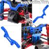 BRCatWPark Shock & Tower 3 Types of Hardness Springs Upgrades Part for 1/14 Typhon GROM Mega 380,ARA2106/ARA2306/ARA2306S,RC Alloy Front Rear Adjustable Spring Absorber & Shock Mounts,Navy Blue view 4