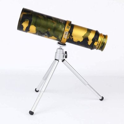 10X50 Big Eyepiece Monocular Telescopes, All Metal Stretch Optical Pirate Mirror, Waterproof Small Lightweight Telescope