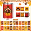ShinyRelief 17 Pcs Fall Halloween Carnival Can Bean Bag Toss Games for Kids Thanksgiving Autumn Party Throwing Game Set with Background for Adults Indoor Outdoor Party Toy Accessory(Thanksgiving) view 3