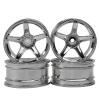 4pcs 3/6/9mm for RC Car 1/10 Scale Plastic Wheels Rims 12mm Nut Drift On Road Touring Model Hobby(4pcs 3mm Offset) view 1