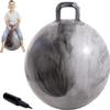 Upper Rider Clouds Hopper Ball for Kids,20 Inch Bouncy Ball with Handle,Grey Inflatable Hippity Hop for Boys Girls Aged 6-12, Indoor Outdoor Jumping Toys Gift with Pump view 1