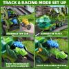 IHAHA 10 in 1 Dinosaur Truck Toys with 9 Dino Cars for Kids 3-5 Years, Dino Carrier Truck with Foldable Track, Spray, Light & Sounds, Birthday Gifts for Toddlers Boys Girls 3 4 5 6 7 8 Years Old view 4