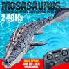 toylefun Remote Control Swimming Mosasaurus Toy, 2.4GHz Waterproof Design, 24-Inch Dinosaur Water Toy with Spray Function view 2