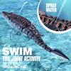 toylefun Remote Control Swimming Mosasaurus Toy, 2.4GHz Waterproof Design, 24-Inch Dinosaur Water Toy with Spray Function view 4