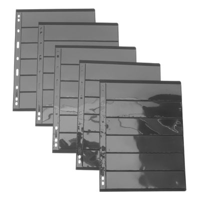 jojofuny 10pcs Stamp Holder Storage Pouches for Stamps Pvc Album Storage Holders Long-term Use Organized Coin Collector Supplies