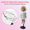 4PCS Doll Stand Compatible with American Girl Accessories,Fit 15, 16, 17, 18, 19, 20, and 21 inch Dolls, Waist 2" - 4",Black view 4