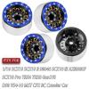BRCatWPark 1.9 Brass Beadlock Wheel Rim for 1/10 SCX10 SCX10 II 90046 SCX10 III AXI03007 SCX10 Pro TRX4 TRX6 Gen7/8 D90 VS4-10 MST CFX RC Crawler Car,Brass Beadlock & Aluminum Deep Dish Rim,BlackGold view 2