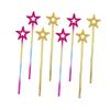 HONITANO 8pcs Hollow Star Wands for Golden Iridescent Fairy Party Decoration for Birthdays Halloween and Cosplay Events for Little Princesses and Themed Parties view 1