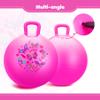 EVERICH TOY Hopper Ball, Pink Butterfly Hopping Toys for Kids, 20 Inch Bouncy Ball with Handle, Indoor Outdoor Inflatable Hippity Hop Toy for Girls Boys Gift with Free Christmas Accessories view 4