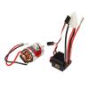 540 Brushed Motor 320A Brushed ESC Powerful High Torsion Motor ESC Combo Set with Two Way Bearing for Traxxas Hsp Redcat Tamiya Axial Hpi RC Cars Stainless Steel Copper 7.4V (12T) view 3