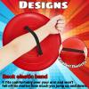 YMMAALE 12 Inch Captain Round Shield,Superhero Shield Prop Role Play Toy,Halloween Cosplay Shield for Birthday Gift,Party Decoration view 4