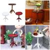 1:12 Model Miniature Coffee Table Dollhouses Living Room End Table Dollhouses Furniture Room Decoration Scene Accessorie view 2