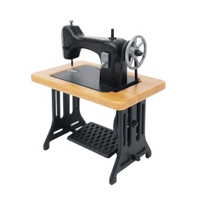 1/24 Scale Sewing Machine Model Figurine for Dollhouses Enthusiasts and Display Landscape Accessory Model Furniture