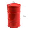 2Pack JGGZONE Simulation Plastic Oil Drum Fuel Tank Gas Tank Container Decoration Accessory Compatible with TRX4 Tamiya CC01 Axial SCX10 D90 Redcat HSP 90046 D110 1/10 RC Crawler Truck view 2