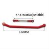 RC Upgrade Parts for MN128 1/12 Aluminum Alloy Stronger Steering Link Rod Kit Upgrade RC Car Part Red Remote Control Car Replacement Parts view 2