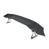1/10 Scale for RC Car Plastic Rear Wing Spolier Carbon Fiber Pattern with Aluminum Support Drift On Road Touring Model Hobby(Red) view 1