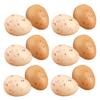 CHICAMPERA 20pcs Lifelike Faux Chicken Eggs Toy Eggs Easter Decor Shape Holders for Home view 1
