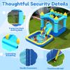 MUKDIY Inflatable Bounce House with Pool & Slide, 12x6.2ft Water Park Jumping Castle for Kids,Heavy-Duty 840D Oxford Fabric, Ages 3-8, Includes 350W Blower, 8 Stakes, Repair Kit (Up to 3 Kids), Blue view 3