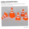 BESPORTBLE 28Pcs Miniature Traffic Cones and Road Signs for Educational Table Models for Learning Traffic Safety and Playtime Fun Parking Lot Scenarios view 2