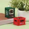 1/12 Scale Dollhouses Miniature Beer Bottle with Crate Life Like Beer Box Model Project Accessory for Model Collectors view 4