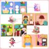 AIXMEET Toddler Busy Board, Sensory Busy Board for Toddlers 3456 Year Old, Montessori Felt Quite Book Preschool Early Learning Educational Travel Toys Autism Sensory Cloth Book view 3