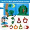 Montessori Busy Book , Felt Quiet Book for Baby, Preschool Early Learning Educational Toys for Kids Age 3 4 5 6 Years, Develops Fine Motor Skills,Toddlers Activities Toy for Airplane Car Travel view 4