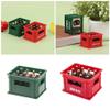 1/12 Scale Dollhouses Miniature Beer Bottle with Crate Life Like Beer Box Model Project Accessory for Model Collectors view 2