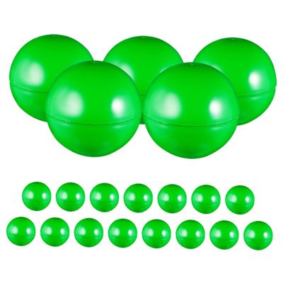 CTIRCHIU 20Pcs Openable Plastic Vending Machine Balls Colorful Capsules for Party Games DIY Prize Displays Classroom Rewards and Interactive Fun