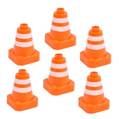 BESPORTBLE 6pcs Traffic Sign and Roadblock for Construction for Indoor Parking Scenes Imaginative Play and Educational Fun