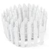 35 Inches Mini Fairy Garden Fence - White Decorative Picket Fence for Dollhouse, Crafts, Diorama, Plant Pot, Small Garden Fence, Fairy Garden Accessories Outdoor view 1