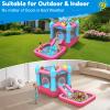 MUKDIY Inflatable Bounce House with Pool & Slide, 12x6.2ft Water Park Jumping Castle for Kids,Heavy-Duty 840D Oxford Fabric, Ages 3-8, Includes 350W Blower, 8 Stakes, Repair Kit (Up to 3 Kids), Pink view 4