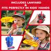 Humzo Spider Hero Walkie Talkies for Kids 2 Pack Indoor & Outdoor Toys for Boys Ages 3-8, Birthday Gift for Children, Fun Two-Way Radios for Playtime & Adventures view 4