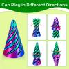 3Dgenius 6 Pack Spiral Cone Fidget Toys 3D Printed Spiral Fidget Toys Impossible Cone 3D Printed Fidgets Impossible Pyramid Passthrough 3D Printed Toys for Adults & Kids for Anxiety Relaxing, Pack1 view 3