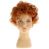 Dsimeig Short Curly Orange Wigs for Kids Synthetic Heat Resistant Halloween Party Cosplay Hair Wig view 1