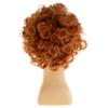 Dsimeig Short Curly Orange Wigs for Kids Synthetic Heat Resistant Halloween Party Cosplay Hair Wig view 3