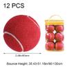 Fopytu Tennis Balls, 12 Pcs Training Tennis Balls, High Elasticity Practice Tennis Balls for Beginner Training, Exercise Playing Balls for Pet Dog view 3