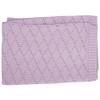 Grewear Baby Knit Blanket, 100% Cotton Diamond Patterns, Soft, Cozy, Lightweight Swaddle for Newborn & Infant Swaddling Beige Neutral, Perfect Baby Shower Ideas Lilac 28x36 view 1