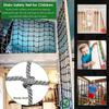 Climbing Net for Kids & Adults - 10x10ft Outdoor Safety Net for Tree House, Playground Accessories, Obstacle Course Training, Durable Climbing Cargo Net view 3