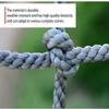Climbing Net for Kids & Adults - 10x10ft Outdoor Safety Net for Tree House, Playground Accessories, Obstacle Course Training, Durable Climbing Cargo Net view 4