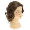 Dsimeig Short Curly Wavy Boys Wig Brown Synthetic Heat Resistant Halloween Cosplay Hair Wig view 4