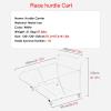 4-Wheel Hurdle Cart, for Gymnasiums/Schools, Track Hurdles Training Equipment Transportation Trolley Removable, Mobile Football Training Hurdle Carrier Carts for Soccer Training Field view 2